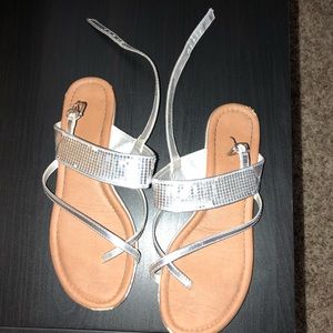 Sparkly sandals